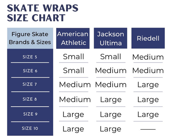 Black ice skate wrap - American Athletic - [figure_skate_tape] - [ice_skate_wrap] - [size_chart]