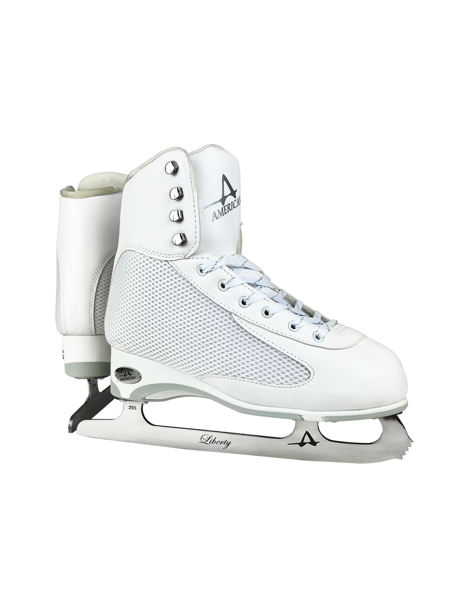 Vintage White Ice Skates - Women's Figure Skates for Decorating or