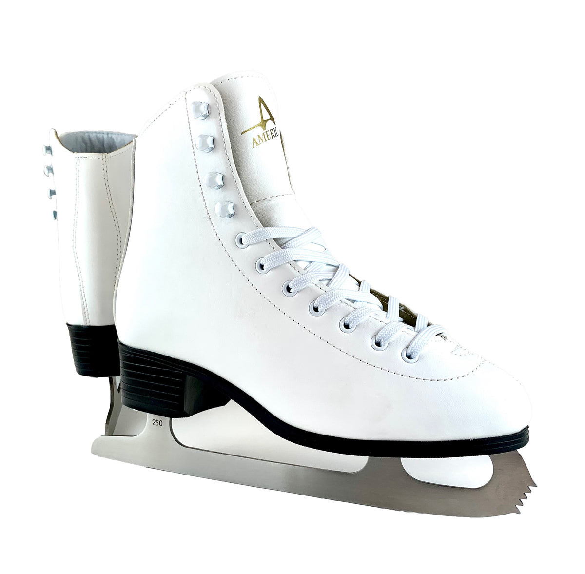 Womens American Leather Lined Figure Skate