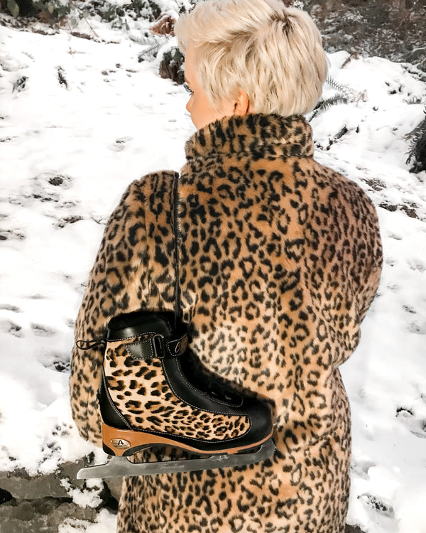 Women’s American Soft Boot Cheetah Figure Skate - American Athletic  - [ice_skate] - [cheetah_figure_skate]