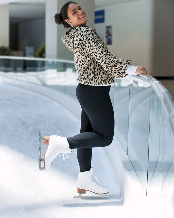 Women's Figure Skating Inspire Leggings in Black