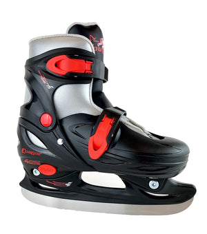 Boys black Adjustable Ice Skate, Adjust up to four sizes