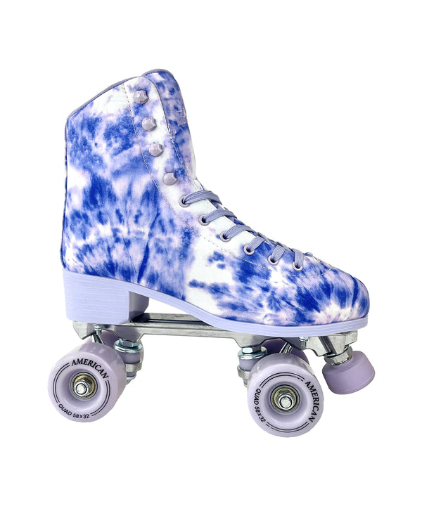 Purple Cloud Roller Skate -American Athletic - [purple_roller_skate] - [tie_dye_roller_skate]
