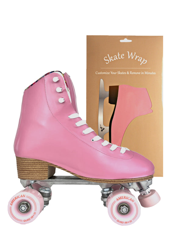 Roller Skate Wrap- Pink