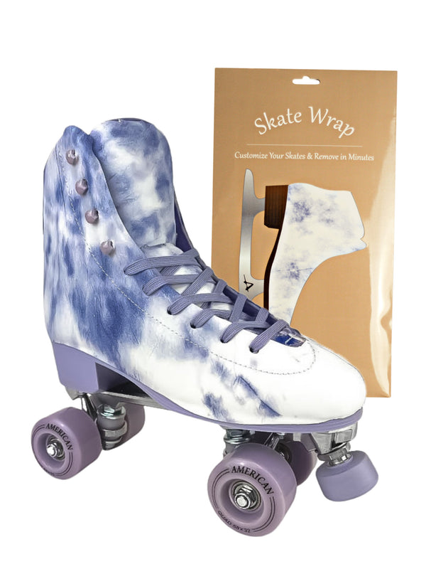 Roller Skate Wrap- Purple Tie-Dye