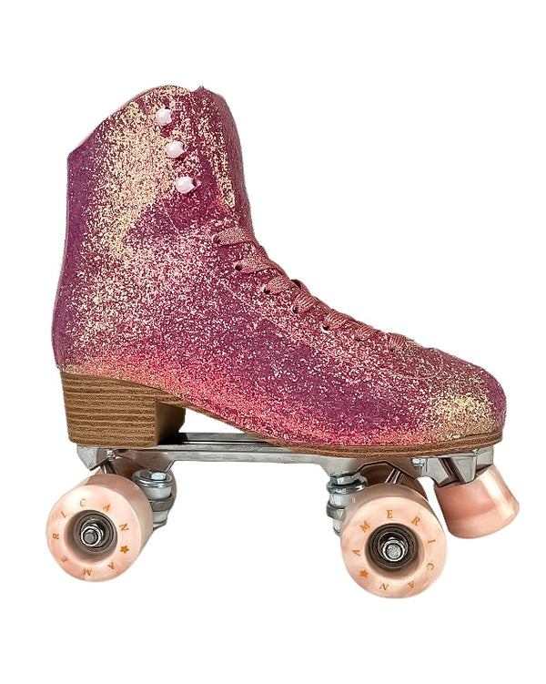 AMERICAN SKATE WRAP WOMENS, SPARKLE LIGHT PINK - American Athletic - [custom_roller_skate] - [roller_skate_wrap] 