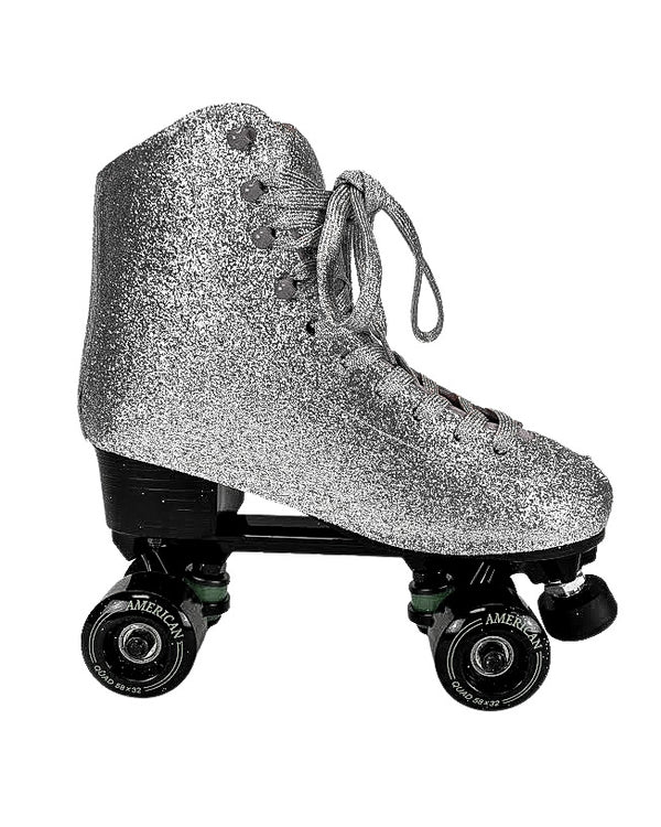 AMERICAN SKATE WRAP WOMENS, SPARKLE SILVER - American Athletic - [custom_roller_skate] - [roller_skate_wrap] - [roller_skate_tape]